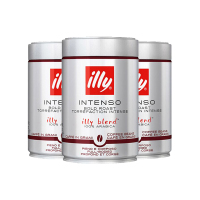 意利(illy)深度烘培咖啡豆 250g/罐 3罐装 其他 意大利进口