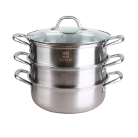 朗赫 凡尔赛三层不锈钢汤蒸锅耐高温 LH-ZG03