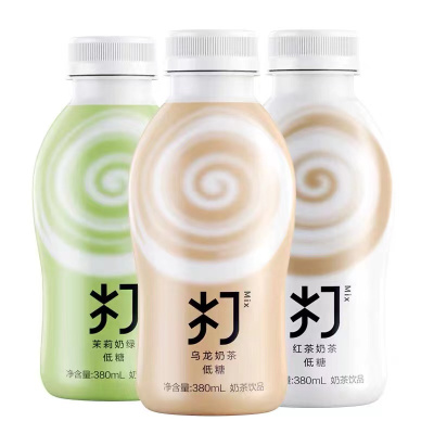 农夫山泉打奶茶红茶奶茶味(低糖)380ml*15瓶 牛乳茶饮料0乳粉0茶粉