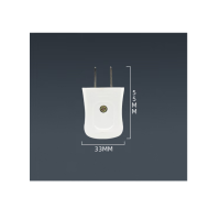 ETCR 插头10A插头排插接线插头大功率电源插头空调叉座两脚16A3脚 10A两脚插头 10个装