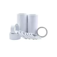 铭祖 强力双面胶两面高粘薄透明胶带 办公双面胶加厚不易留痕双面胶带 20mmX50m(10卷装)