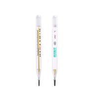 秝客(lefeke)水银体温计中号单只温度计医家用腋下高精度探热针玻璃成人老人大刻度精准