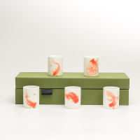 海晏堂五福金鱼茶具套组