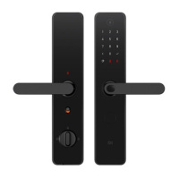 小米指纹锁密码锁家用防盗门智能门锁电子门锁智能锁电子锁1S 黑色