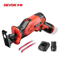 大有12V锂电手电锯5828家用小型单手锯手持户外充电式电动锯子便携式往复锯 2.0Ah 铝盒装