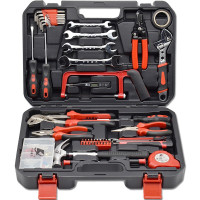 卡夫威尔 H14002A 112件套工具箱套装 五金手动组合工具套装大号 扳手钳子螺丝刀家用维修安装 (SL)单位:箱