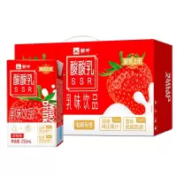 蒙牛 酸酸乳 乳味饮品 草莓味 250ml×24盒/箱