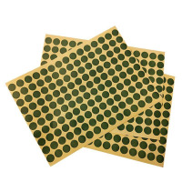 靶贴补靶纸射击靶贴圆形补胸环靶纸帖打靶靶帖训练贴纸 直径15mm 军绿色小号 一张120贴 共18张 1包