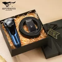 七匹狼男士真皮皮带韩版休闲牛皮中年时尚腰带自动扣商务宽裤带