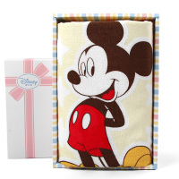 迪士尼(DISNEY) 米奇粉嫩冰激凌浴巾礼盒(米奇款)60*120cm GIFT815BT