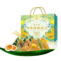 良品铺子 端午礼盒 粗粮粽子礼盒 端午节五谷杂粮鲜肉粽 休闲零食荤素搭配粽子 健康粗粮粽礼1048g