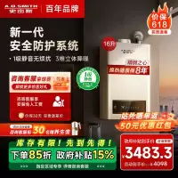 AO史密斯 16升燃气热水器 1级静音 不锈钢换热器包8年 恒温大水量 抗风防冻 JSQ31-TEW(天然气)