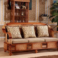 震天下 3人藤椅沙发 /张