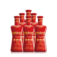 剑南春 2016年产金剑南k6 浓香型白酒 500ml*6瓶 光瓶品鉴整箱装 42度