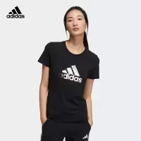 阿迪达斯adidas女装运动短袖T恤GP0685