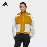 阿迪达斯adidas女装保暖摇粒绒夹克外套GM1425