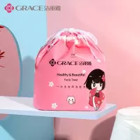 30包装 洁丽雅一次性洗脸巾女纯棉柔加厚洗面洁面巾卷筒式家庭装814-1