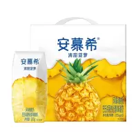 伊利 安慕希风味酸奶 清甜菠萝 205g*12盒/提