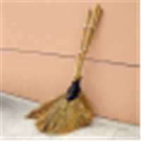 卫洋 户外大竹扫把 黑皮加厚 物业环卫扫老式竹扫帚&