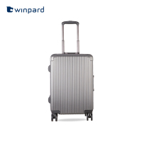 苏宁宜品威豹拉杆箱男女加宽版大容量万向轮行李箱铝框旅行箱商场同款28826