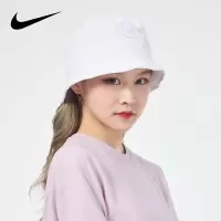 耐克NIKE男帽运动帽白色渔夫帽遮阳帽帽子DC3967-100
