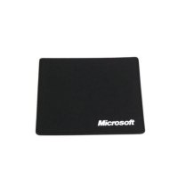 鼠标垫中号小罗垫网吧办公家用小巧复古垫黑色电脑桌垫笔记本台垫街米新款 20*24cm[微软] 1片