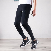 耐克NIKE裤子男士跑步训练健身舒适透气快干排汗弹性打底紧身长裤子