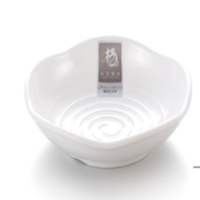 5寸内纹梅花小菜碟 玉瓷 12.8*12.8*3 96g B252 192只/箱