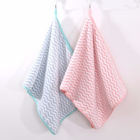 图强 珊瑚绒毛巾 水波纹粉+蓝 35*75cm (SL)单位:包