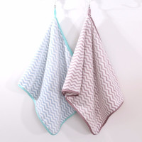 图强 珊瑚绒毛巾 水波纹蓝+紫 35*75cm (SL)单位:包