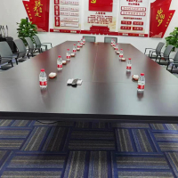 沃灏会议桌 定制款(成品尺寸5000*2000*750mm)03-008黑色