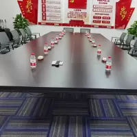 沃灏会议桌 定制款(成品尺寸5000*2000*750mm)03-008黑色