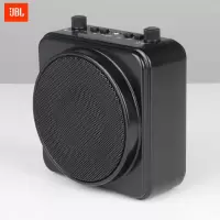 JBL 蓝牙扩音器教师便携腰挂小蜜蜂喊话器音响音箱 有线款 黑色