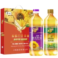 中粮福临门营养油礼盒 福临门葵花籽油 1.8L 福临门玉米油 1.8L