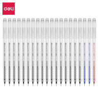 得力(deli)33110中性笔0.5mm全针管(混)(20支/盒)(单位:盒)