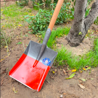 SUXINGAUTO消防铁锹平头铁铲户外家用钢锹五金工具木柄防汛铁锨