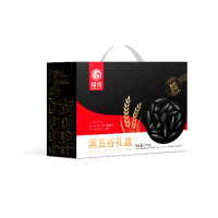 绿帝 黑五谷(黑营养)礼盒2800g 内含燕麦片 黑芝麻 黑麦仁 黑豆 玉米糁 苦荞米 黑糯米 芸豆
