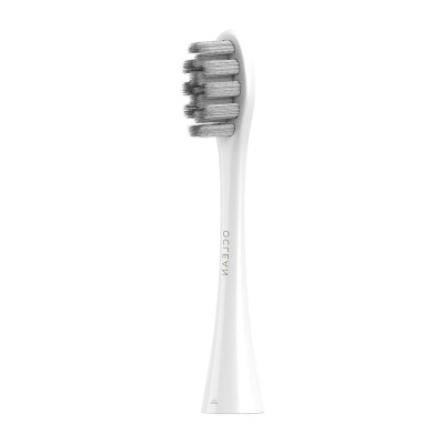 欧可林Oclean P2S6 白色深度清洁型 2支装刷头深度清洁KO牙菌斑杜邦刷毛高效清洁适用于所有欧可林成人电动牙刷