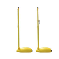 羽毛球ABS 羽毛球柱+羽毛球网 可移动 一套