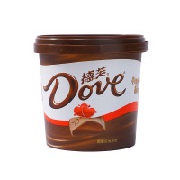 德芙牛奶巧克力桶装咖啡色款4.5g*60颗