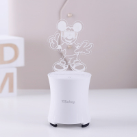 Disney迪士尼无线蓝牙音响2022年新款家用发光小夜灯高颜值音箱卡通女生可爱生日礼物小型迷你高音质低音炮