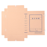 骏驰宇(JUNCHIYU)打印专用会计档案盒 WSD-KJDA3-5 黄色