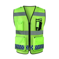 盾守反光马甲可印字葫芦网格背心执勤指挥交通反光衣路政反光背心
