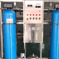 全给一吨反渗透水处理设备 含PE水箱无菌水箱UV杀菌 选配灌装机