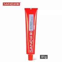 三和(SANVO)耐高温红胶 有机硅酮胶 免垫片密封胶 81g 10支装MT331 单位:组