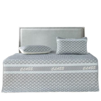 芳恩家纺 FN-X5013 芭提雅天然乳胶席三件套 空调凉席夏季乳胶软席床垫 雅致-灰 150*195cm