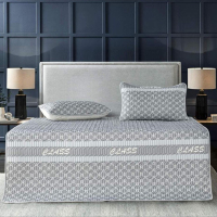 芳恩家纺 FN-X5013-1芭提雅天然乳胶席三件套 空调凉席夏季乳胶软席床垫 雅致-灰