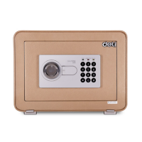 得力(deli)4082电子密码保管箱金色单台装