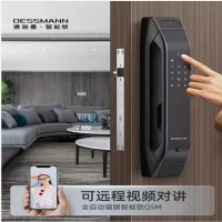 德施曼Q5M指纹锁智能锁密码锁全自动家用防盗门锁可视猫眼指纹锁
