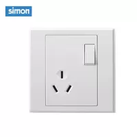 西蒙(simon) E3 插座开关插板86型开关插座面板 16A三孔插座加开关